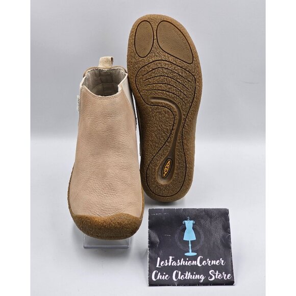 Keen Women's Beige Nubuck Leather Mosey Chelsea Ankle Boots Size 9.5 2949 - Picture 4 of 16